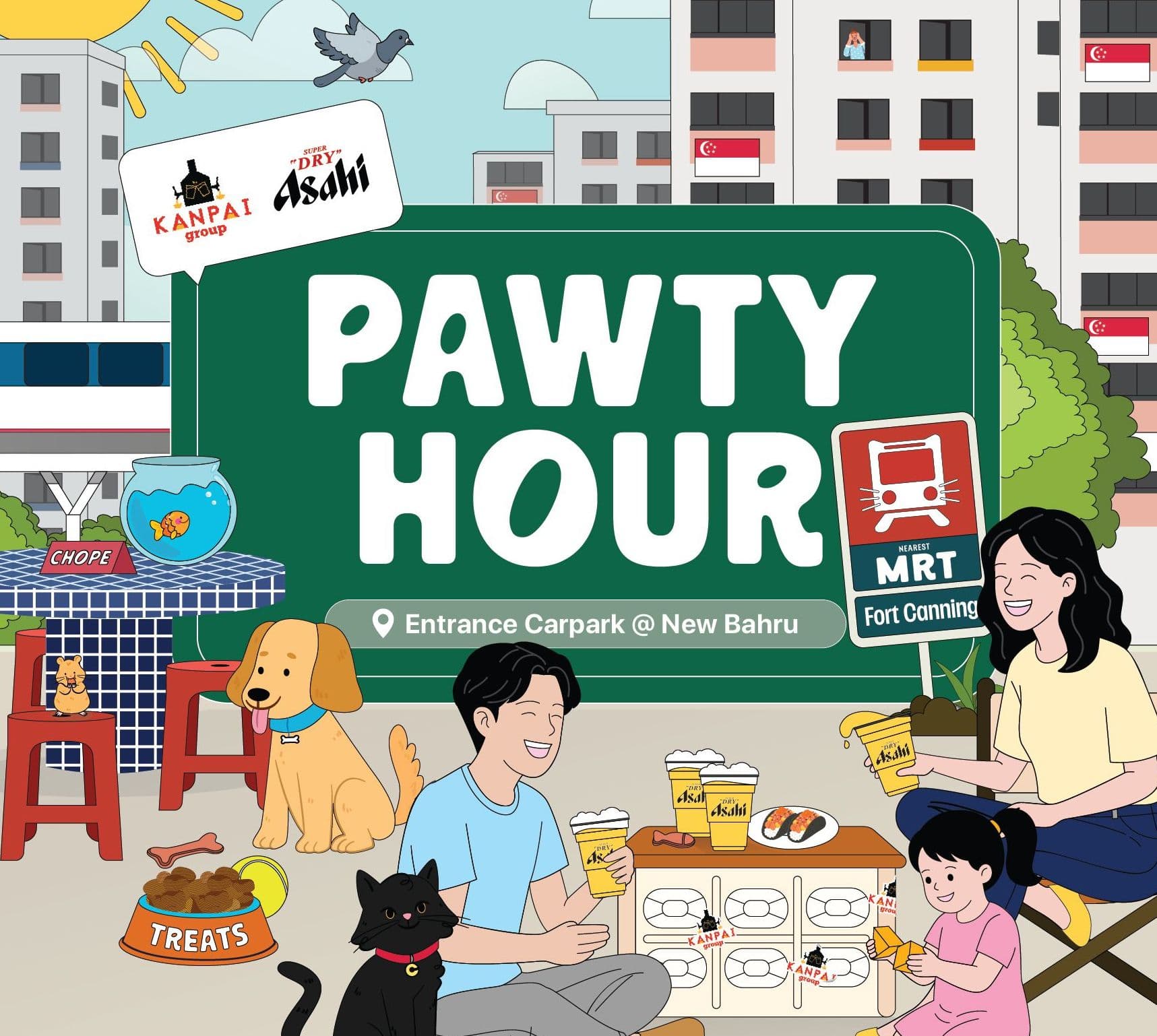  🐶 PAWTY HOUR 8-9 AUG! 🐱