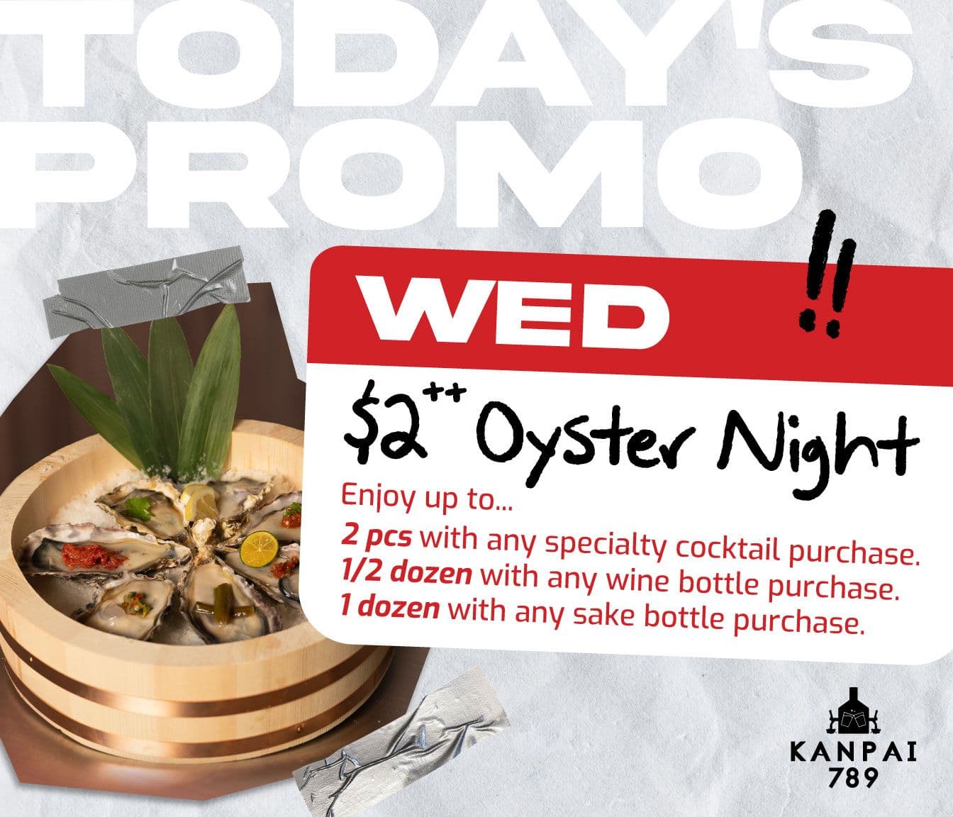 OYSTER WEDNESDAY! 🦪 